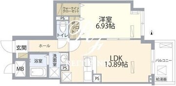 スカイウッド錦糸町 602 間取り図
