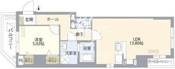 スカイウッド錦糸町 203 間取り図