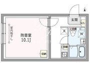 カーサラシクラス板橋大山 101 間取り図