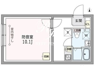 カーサラシクラス板橋大山 401 間取り図