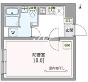 カーサラシクラス板橋大山 402 間取り図