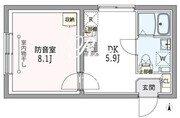 カーサラシクラス板橋大山 403 間取り図