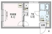カーサラシクラス板橋大山 503 間取り図