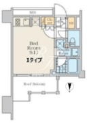 クレストコート中野富士見町 611 間取り図