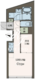 アグレイシス武蔵小山2 403 間取り図