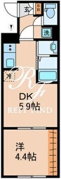 グランパセオ大森北 209 間取り図