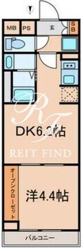 グランパセオ大森北 103 間取り図