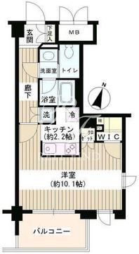アゼリアテラス新宿 313 間取り図