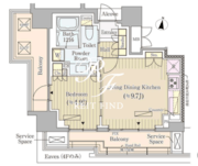 ジオ四谷荒木町 606 間取り図