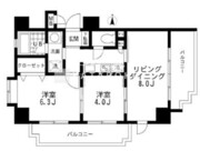 レジディア文京本郷 1101 間取り図