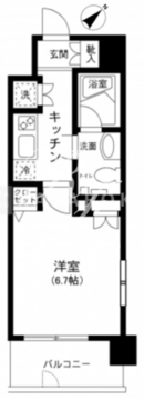 プライムアーバン田町 301 間取り図