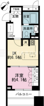 ブリリア銀座id 903 間取り図