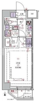 ガリシア中野富士見町 301 間取り図