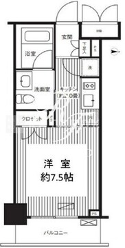 グランハイツ錦糸町 902 間取り図