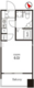 クレジデンス神谷町 1304 間取り図