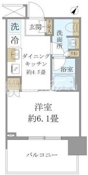 ブリリアタワー浜離宮 1315 間取り図