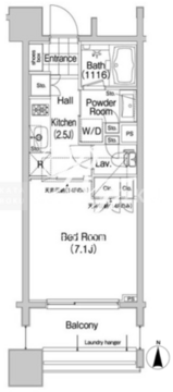 コンフォリア笹塚 705 間取り図