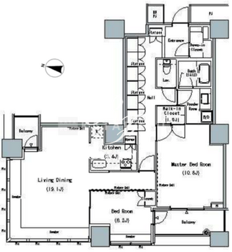 ザ東京タワーズミッドタワー 29 間取り図