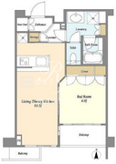 オーキッドレジデンス神楽坂 202 間取り図