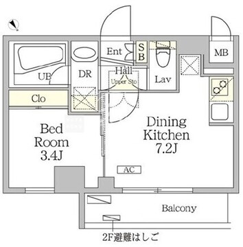 アジールコート池尻大橋 301 間取り図