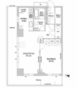飯田橋ガーデンフラッツ 507 間取り図