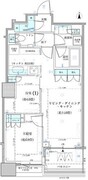 パークタワー勝どき S-630 間取り図