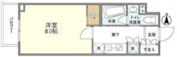 コンフォリア桜上水 226 間取り図