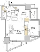 グレーシアフィット三軒茶屋 1303 間取り図