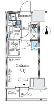 パークキューブ大井町レジデンス 903 間取り図