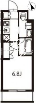 アジールコート東大井 510 間取り図