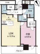 ザ・タワー十条 715 間取り図