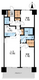 レジディア南千住 411 間取り図