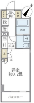 ジオエント駒込 104 間取り図