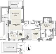 ザ・コノエ三田綱町 901 間取り図