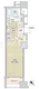アネーロ銀座 403 間取り図