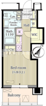 メルクマール京王笹塚レジデンス 1109 間取り図