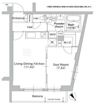 コンフォリア原宿 314 間取り図