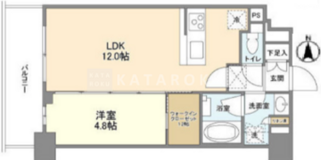 コンフォリア桜上水 204 間取り図