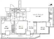 パークキューブ愛宕山タワー 802 間取り図