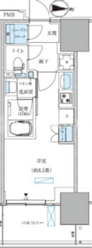 パークアクシス西大島コンフォートスクエア 417 間取り図