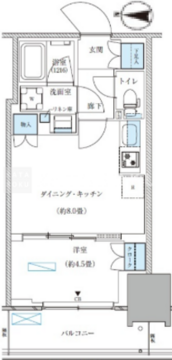 パークアクシス西大島コンフォートスクエア 436 間取り図