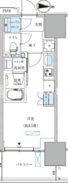パークアクシス西大島コンフォートスクエア 617 間取り図