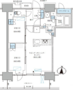 パークアクシス西大島コンフォートスクエア 1306 間取り図
