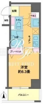 カスタリア新富町3 901 間取り図