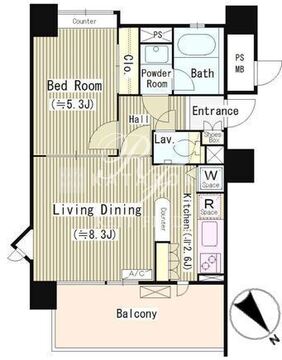 インザガーデン 502 間取り図