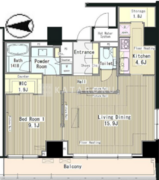 グランドゥール代々木大山 1003 間取り図