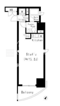 ＭＦＰＲ代々木タワー 707 間取り図