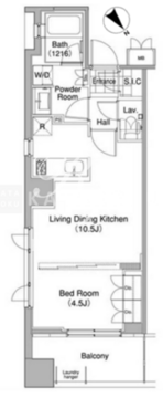 コンフォリア東池袋ウエスト 705 間取り図