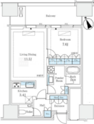 麻布台ヒルズレジデンスＢ棟 910 間取り図