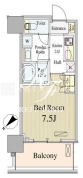 ルミレイス豊洲 905 間取り図